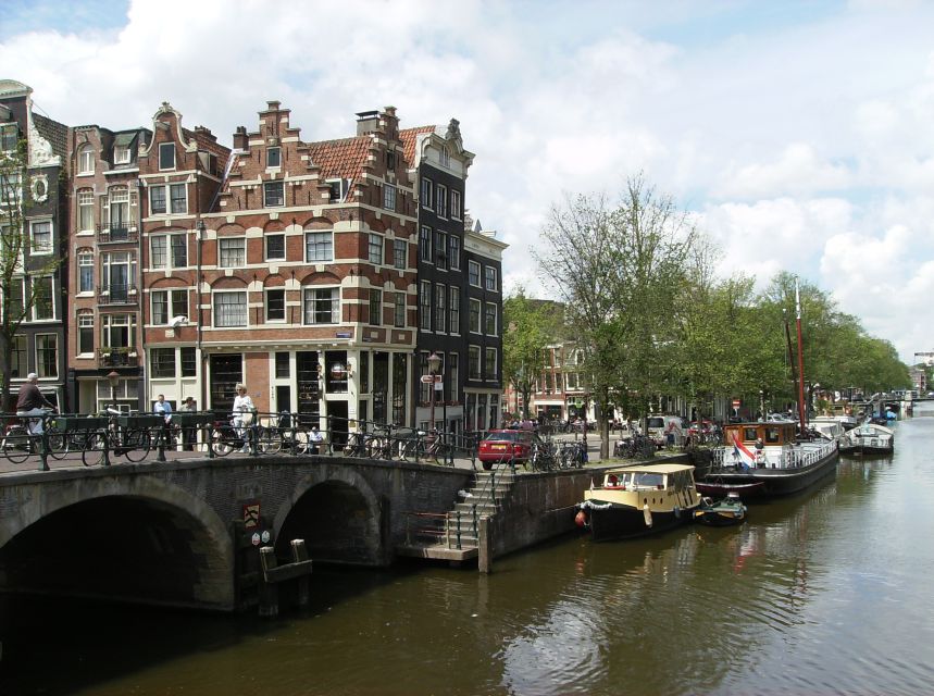 2.5-Hour Amsterdam Sightseeing Tour by Bike - Museum Square shows why bikes beat larger vehicles
