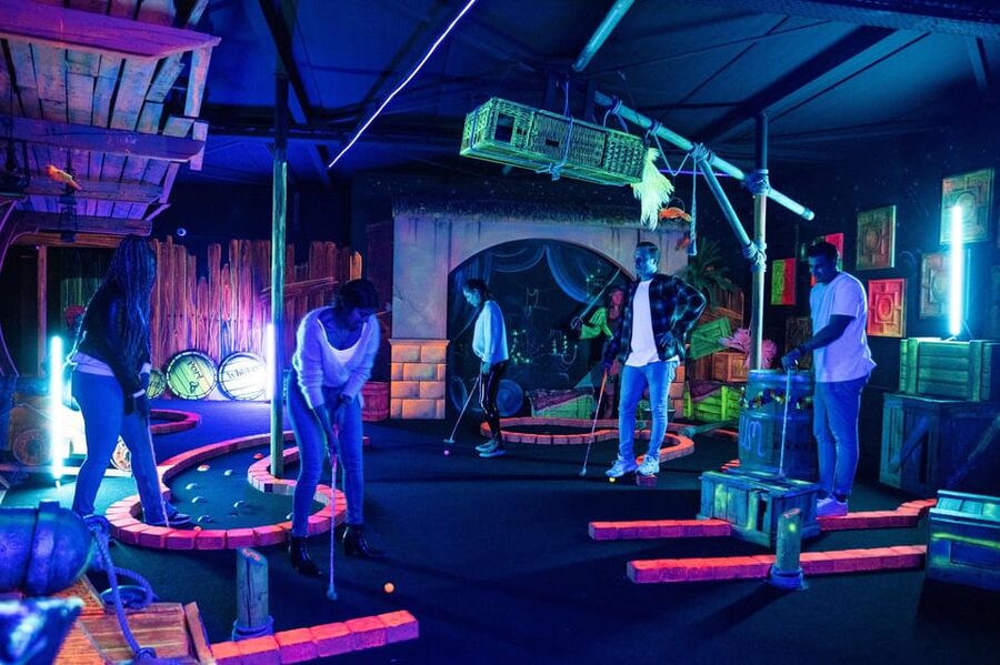 Aloha Amsterdam: 12-Hole Glow-in-the-Dark Mini-Golf - When to schedule your visit