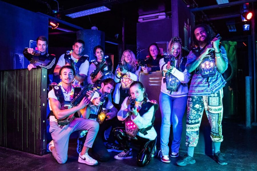 Aloha Amsterdam: Laser Tag Experience - The underground setting beneath De Ruijterkade