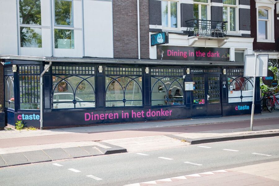 Amsterdam: 3 Course Dinner in the Dark - Three courses, two amuse-bouches, and a guessing game