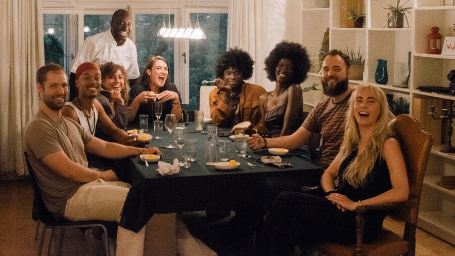 Amsterdam: 3-course dinner party at secret pop-up restaurant - Arriving at Ashs Plek on Van der Madeweg