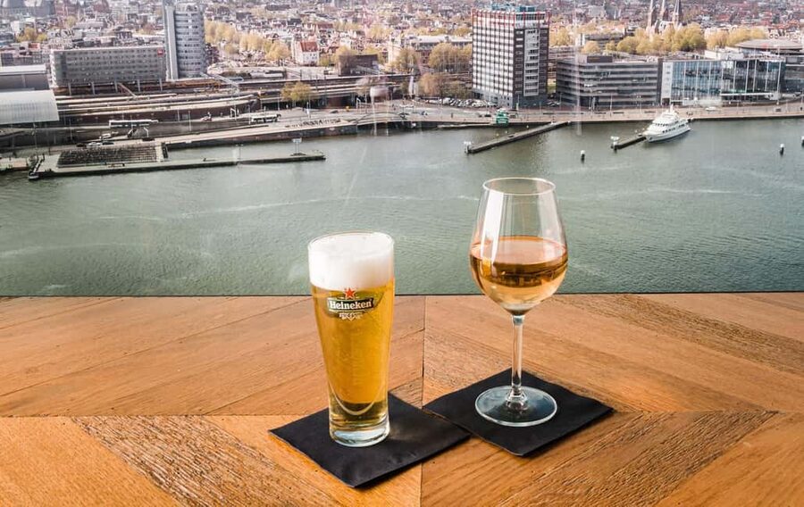 Amsterdam: A'DAM Lookout Entry Ticket with 2 Drinks - A’DAM Lookout gives you Amsterdam from a useful height