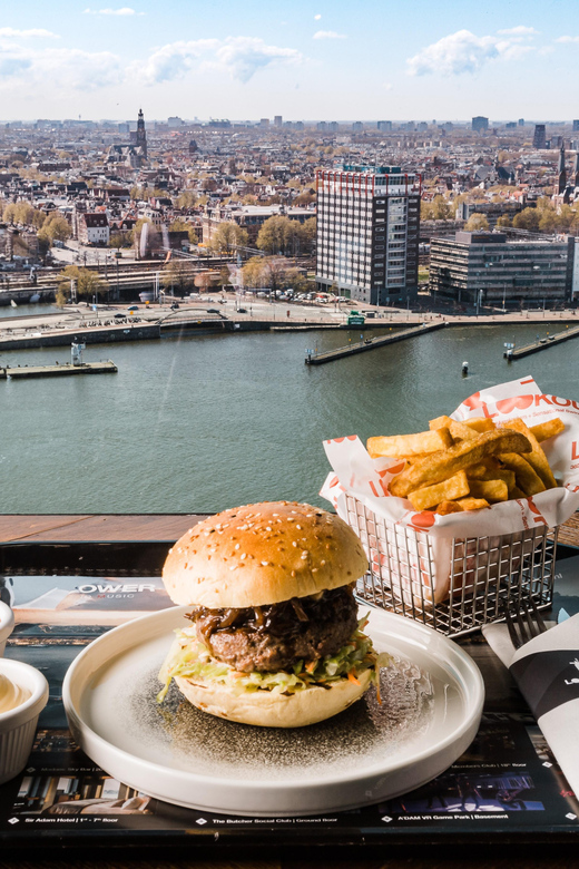 Amsterdam: A'DAM Lookout Entry Ticket with Burger - Key points to know before you go