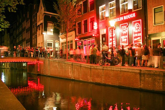 Amsterdam After Dark: Public Red Light District Exploration - The windows and the women behind them