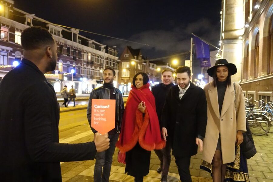 Amsterdam After Dark: Red Light Cannabis Odyssey - The smallest street and the oldest coffee shop