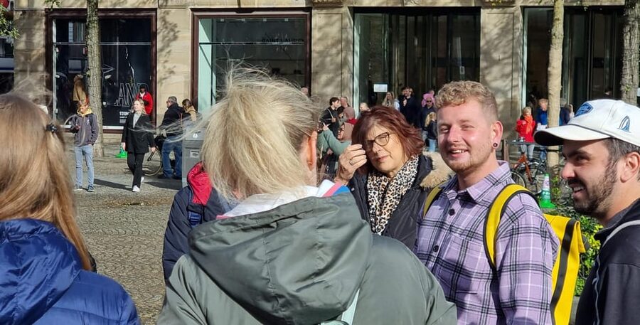 Amsterdam All In One Tour Walking Tour - The Red Light District, handled with context