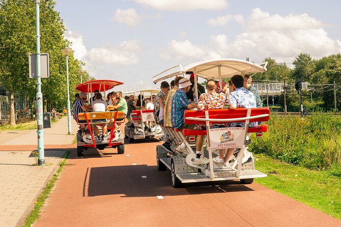 Amsterdam Beer Bike Blast Private Tour - With Beer On Tap - Choosing a morning, afternoon, or evening departure
