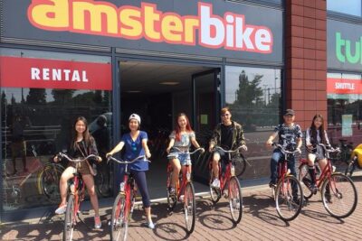 Amsterdam Bike Rental with free GPS narrated bike tour