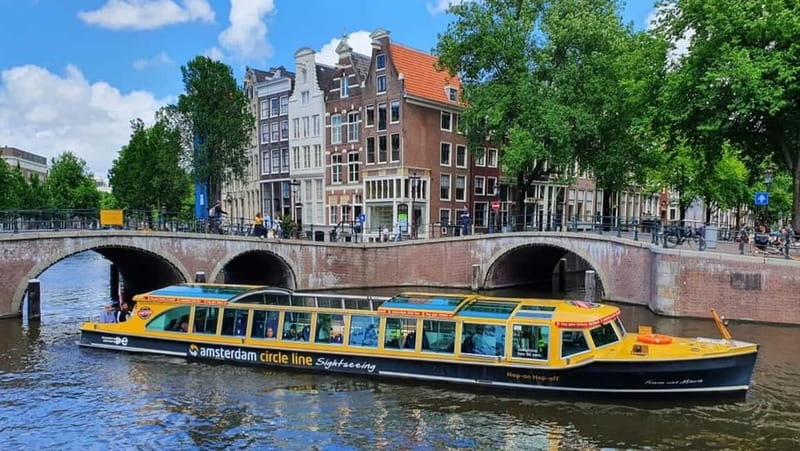 Amsterdam: Canal Cruise from Anne Frank Museum - Skinny Bridge, museums, and open water