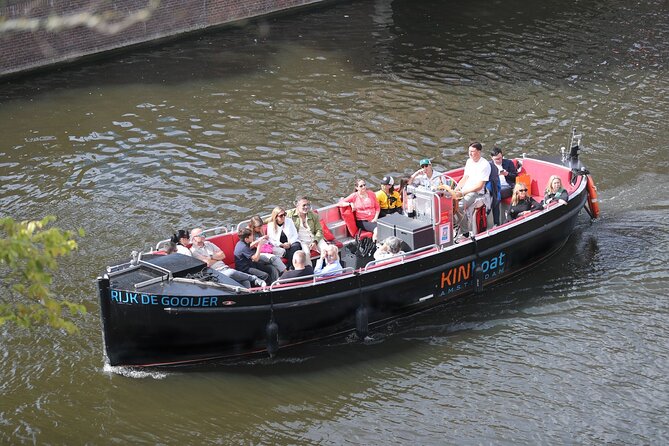 Amsterdam Canal Cruise in Open Boat with Unlimited Drinks Option - Westerkerk and the Jordaan set the tone