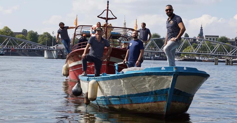 Amsterdam: Canal Cruise on a Wooden Refugee Boat - The boat’s journey from Egypt to Amsterdam