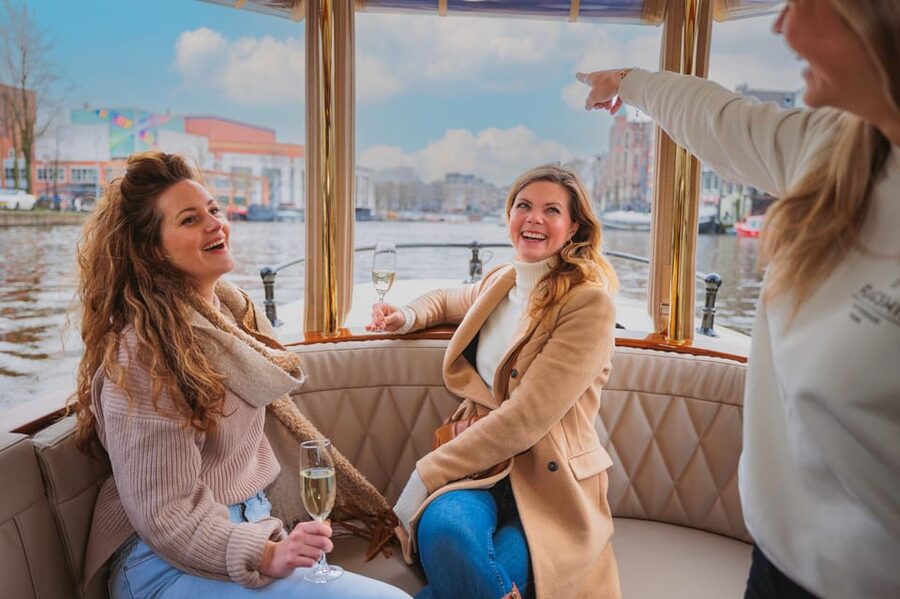 Amsterdam: Canal Cruise with Bubbles & Bites - The Maritime Museum, Old Harbor, and former city locks
