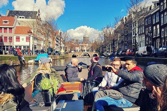 Amsterdam Canal Tour by Open Boat – 90 min Small Group Experience - Prinsengracht and the final run under the Skinny Bridge