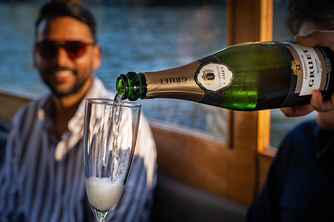 Amsterdam Champagne Private Canal Cruise - What the classic wooden boat feels like