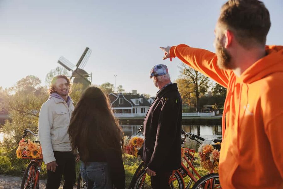 Amsterdam: Cheese, Windmill & Countryside Bike Tour - The Ferry Ride Sets the Tone