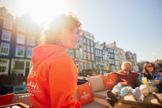 Amsterdam Classic Saloon Boat Canal Cruise with Live Guide - A boat choice shaped by the weather