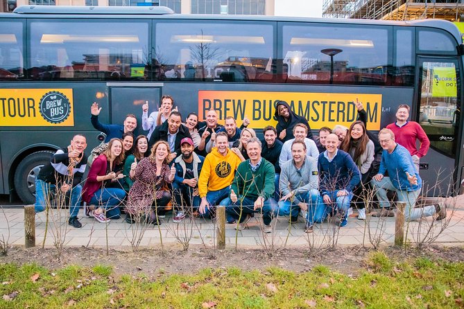 Amsterdam Craft Beer Brewery Tour by Bus with Tastings - Oedipus Craft Space, an early taste of local brewing