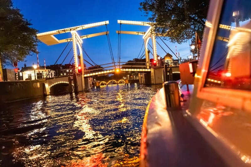 Amsterdam: Evening Cruise with Optional Wine and Snacks - Central Station, EYE, and A’DAM Tower