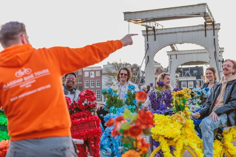 Amsterdam: Explore Canals, Guided Tour on Flower Bikes - Rijksmuseum and Museum Square