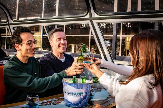 Amsterdam Guided Cruise with New York Pizza, Drinks and Ice Cream - The eastern waterfront: museums, NEMO, and the IJ