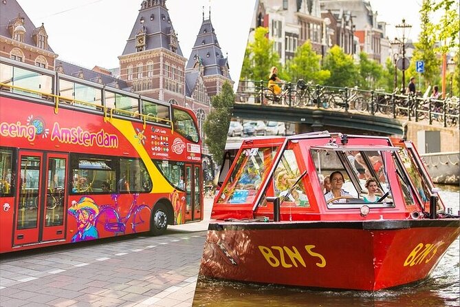 Amsterdam Hop-On Hop-Off 24h or 48h Bus and Boat Option - The bus route: useful for orientation, less useful for famous addresses