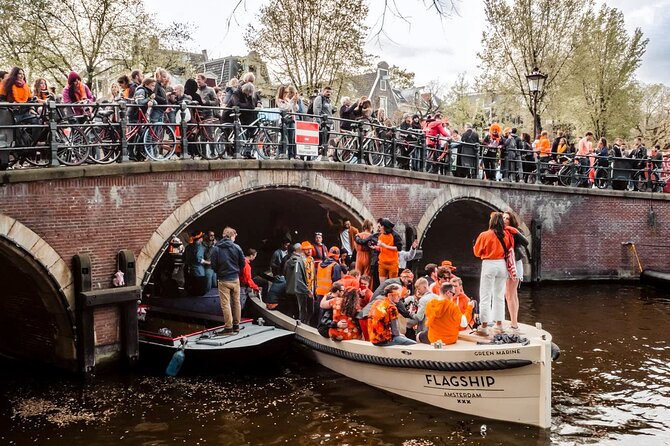 Amsterdam King’s Day Boat Party with Unlimited Drinks 2026 - Ninety minutes on Amsterdam’s waterways