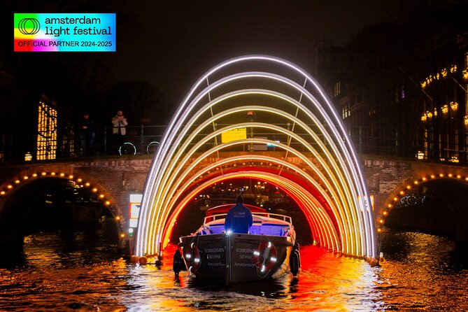 Amsterdam Light Festival Canal Cruise + Unlimited Drinks Option - Choosing the best departure between 5 and 10pm