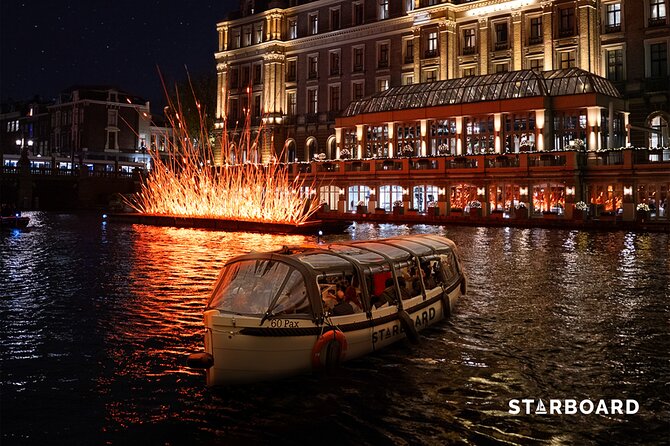 Amsterdam: Light Festival Cruise with Unlimited Drinks Option - The Light Festival installations: beautiful, but not guaranteed to amaze