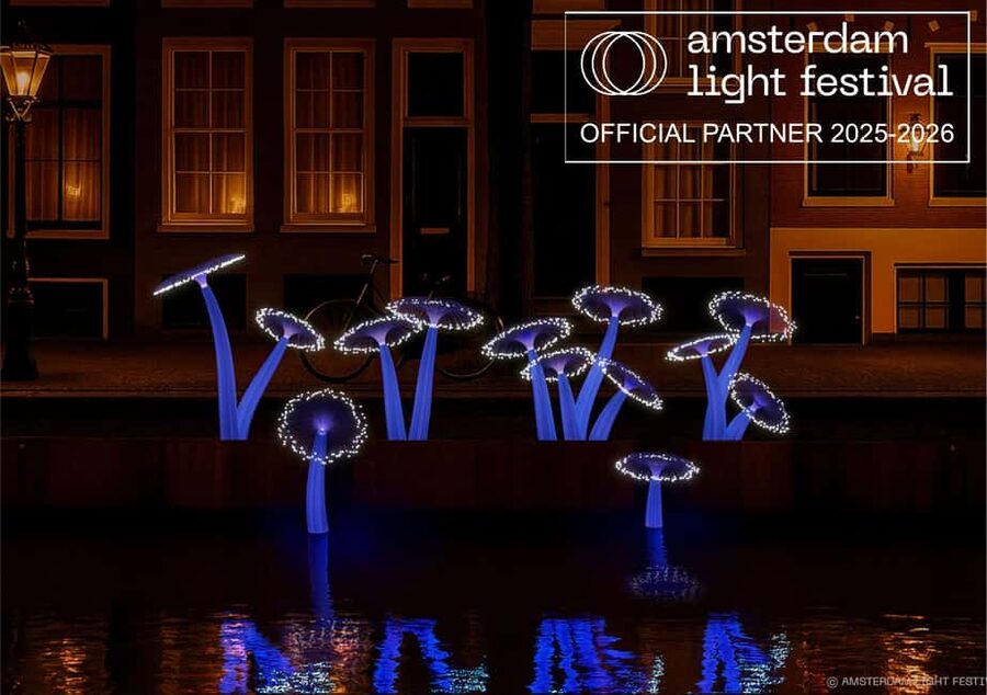 Amsterdam Light Festival Live Commentary & Optional Drinks - The final sights near the Maritime Museum