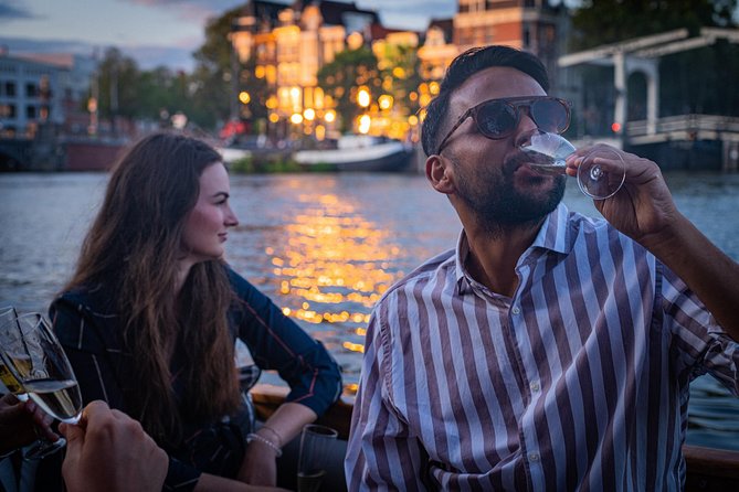 Amsterdam Light Festival Private Cruise With Welcome Drink - The Amstel River and its larger sculptures