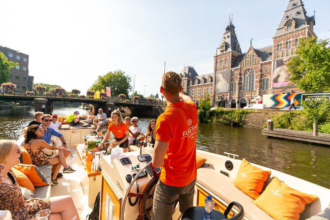 Amsterdam Luxury Canal Cruise + Unlimited Drinks & Bites option - What the one-hour ride feels like