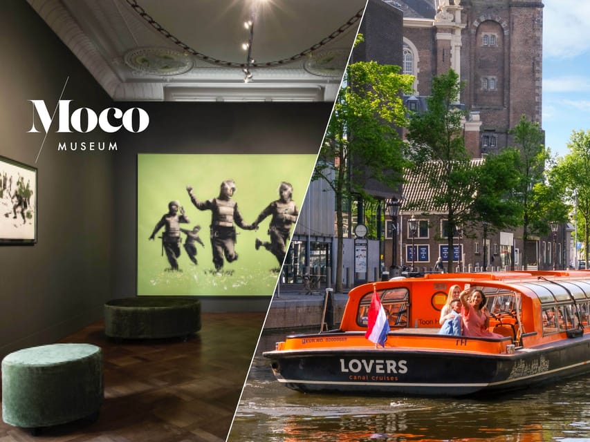 Amsterdam: Moco Museum Entry Ticket and Canal Cruise - Moco Museum at Honthorststraat 20
