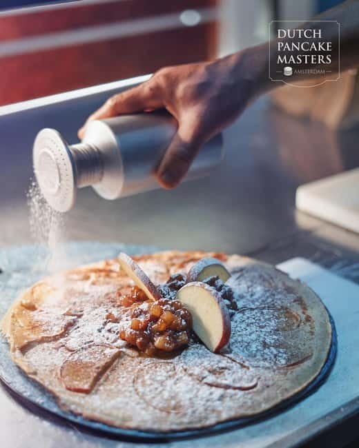 Amsterdam: Pancakes at Dutch Pancake Masters - Pancakes with Dutch paintings on Damrak