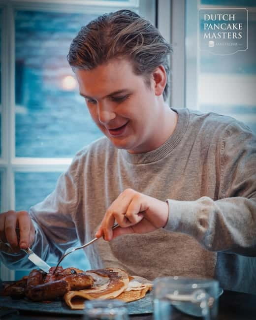 Amsterdam: Pancakes at Dutch Pancake Masters - What the $22 price really covers