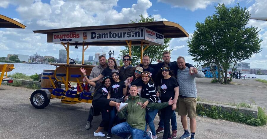 Amsterdam: Party Bike Tour with Beer - What happens during the 90-minute ride