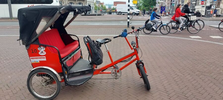 Amsterdam: Private City Highlights Tour by Rickshaw - Rembrandtplein, the Amstel, and De Gooyer Windmill