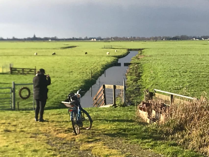 Amsterdam: Rainbow Rural Bike Tour With Local Gay Guide - A sharp turn into the old NDSM harbor