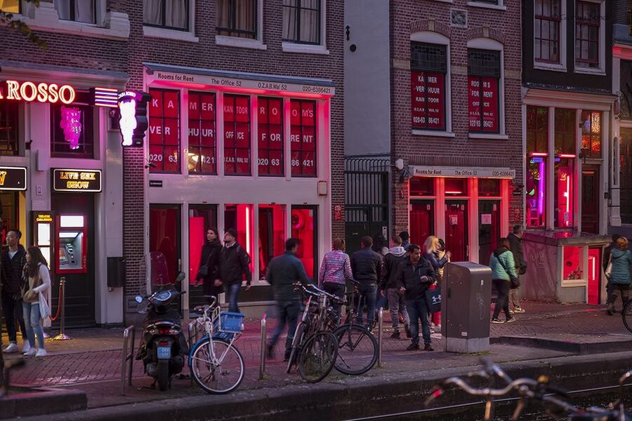 Amsterdam: Red Light District and Coffeeshop tour - Coffeeshop culture and the Bulldog stop