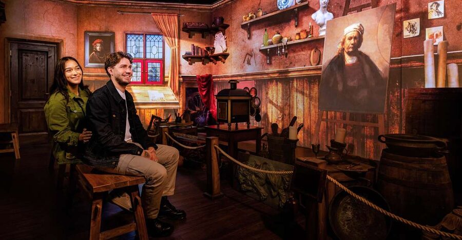 Amsterdam: Rembrandts Immersive Experience Admission Ticket - How the 25-minute show works
