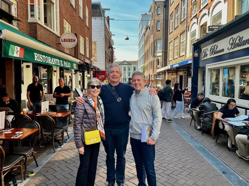 Amsterdam: Small Group Walking Tour with Fun Guide - A refreshment pause halfway through the walk