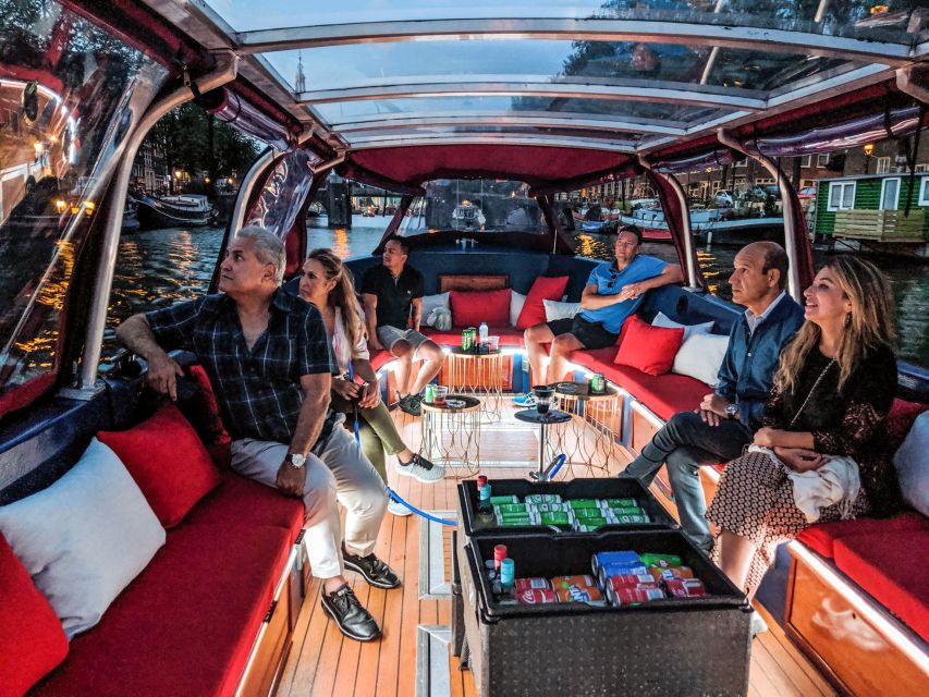 Amsterdam: Smoke and Lounge City Boat Cruise - The Amstel, Skinny Bridge, and Dancing Houses