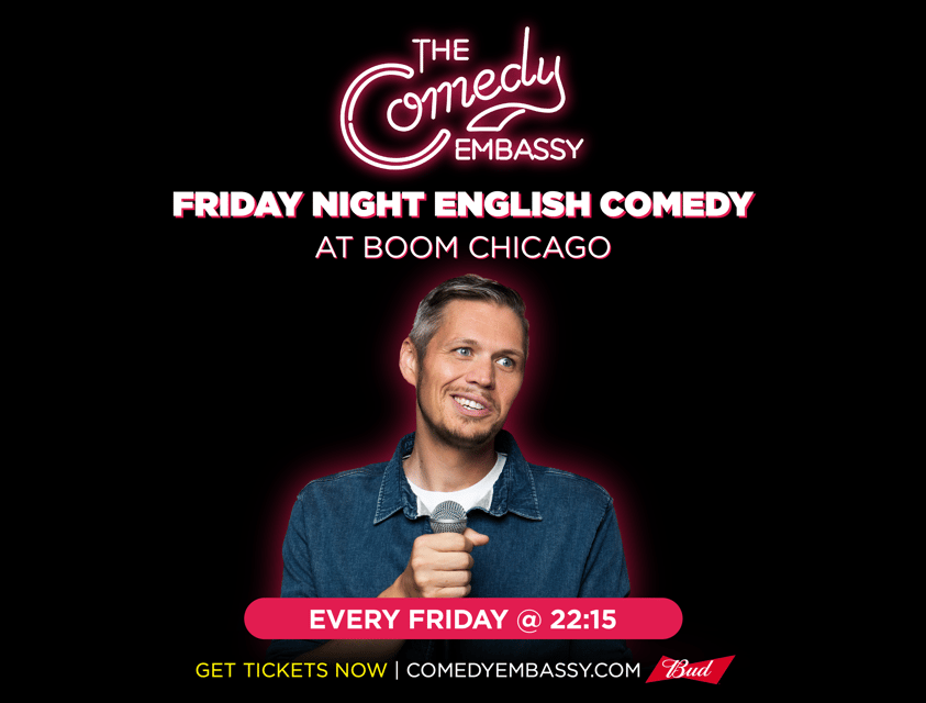Amsterdam: The Comedy Embassy Stand-Up Show - What the Comedy Embassy feels like at Boom Chicago
