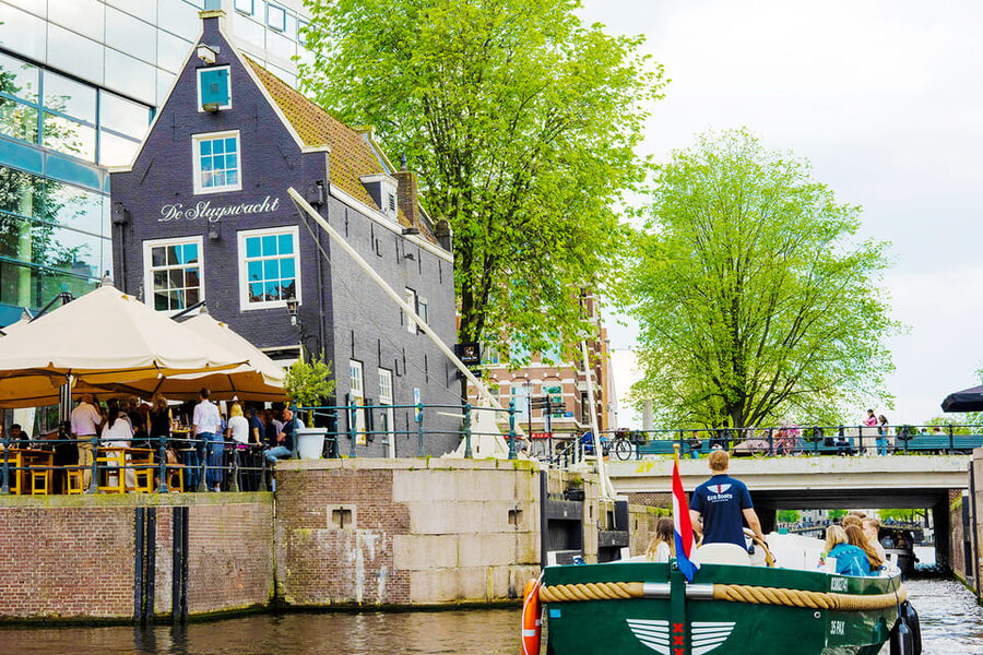 Amsterdam: The Newest Canal Cruise with Drink Option - Montelbaanstoren, Oudeschans, and the old defensive edge