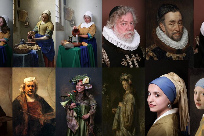 Become a Dutch Art Piece Photo Shoot in Amsterdam - Single Portrait - The value of a $24.14 souvenir