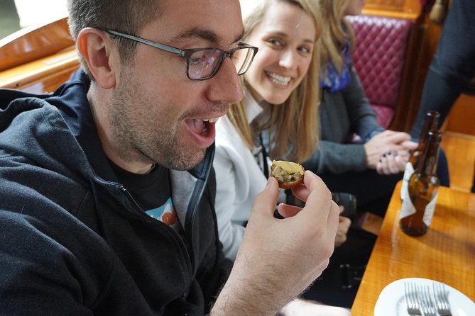 Eating Amsterdam: Food Tour & Canals Cruise - Bitterballen and jenever before the boat