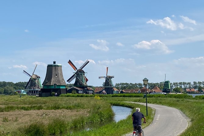 Escape Amsterdam: E-Bike to Zaanse Schans Windmills & Zaandam - Returning through NDSM Wharf