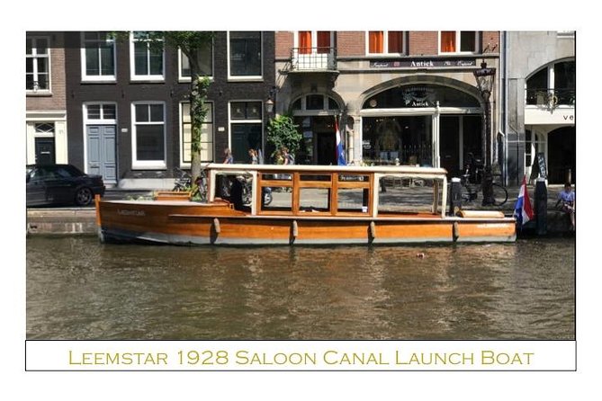 Exclusive Cruise! 90 min - 12 guests max - Book Leemstar! - Drinks and Dutch bites on board