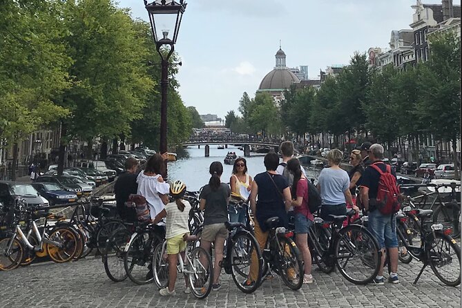 Explore Amsterdam by Bike in the Company of a French Local Guide - Anne Frank House and Westerkerk