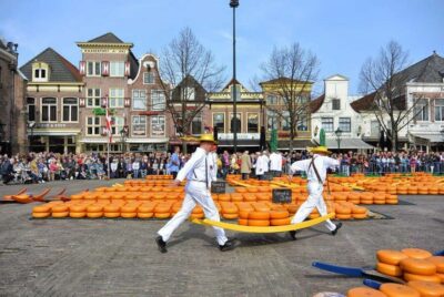 From Amsterdam; Alkmaar Cheese market & Zaanse Schans