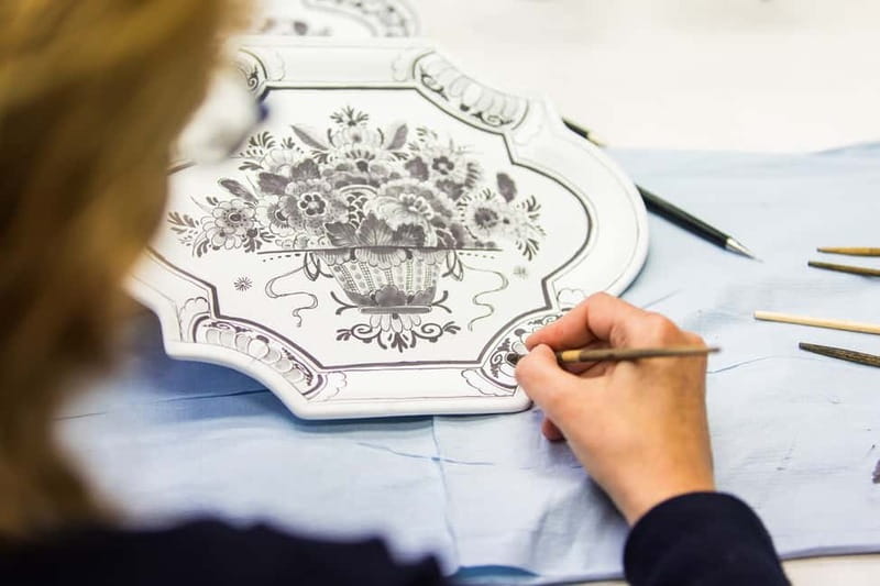 From Amsterdam: Rotterdam, Delft & The Hague Guided Day Tour - Delft and the blue pottery tradition